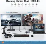 Quadruple Display Docking Station