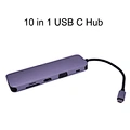 1 type c usb port hub multiport 10 in 1 usb c hub