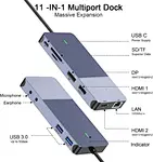 Quadruple Display Docking Station