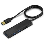 USB 3.0 Hub OEM Modular Hub 5 Ports 0.8m USB3.0 SD TF Card Reader Compatible with MacBoo k Pro Del l H P and More USB A Device
