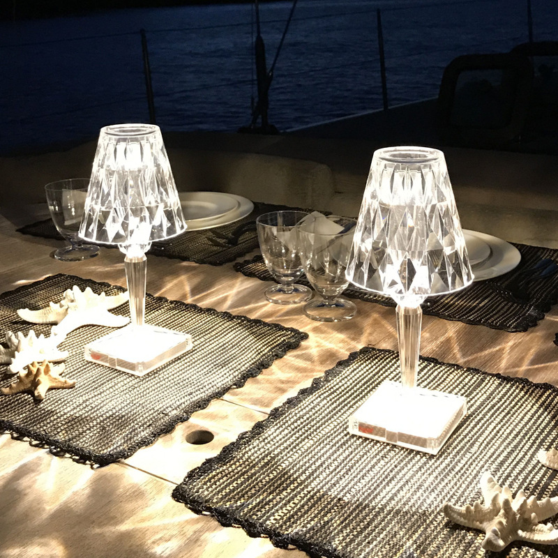 acrylic table lamp for living room