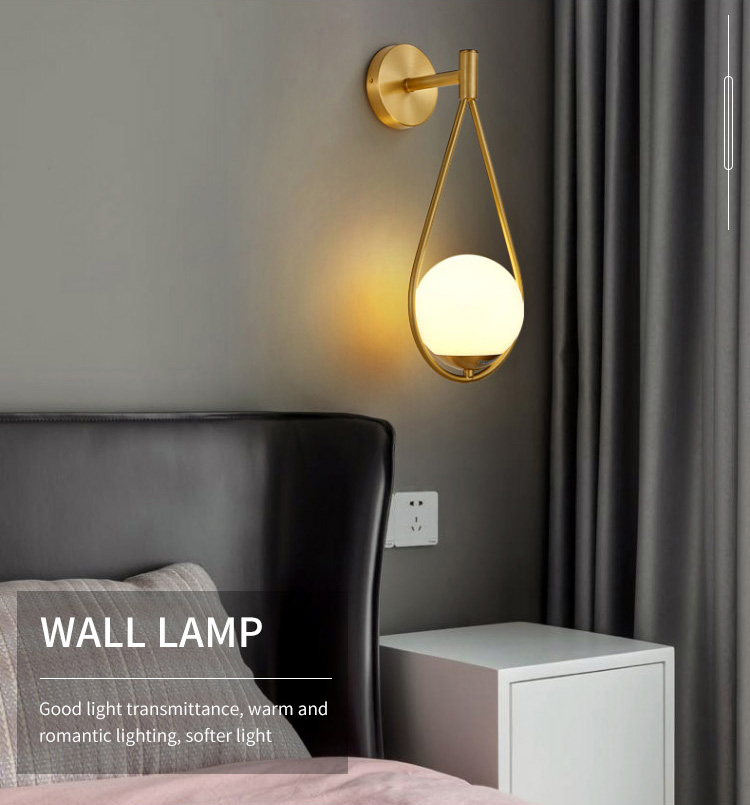 creative led wall lamps for bathroom