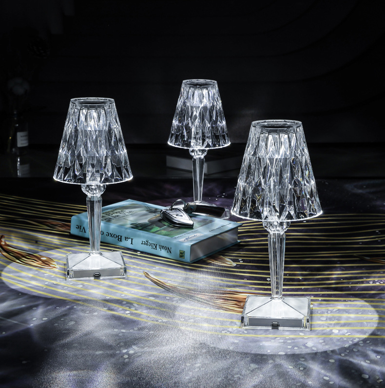 modern acrylic table lamp