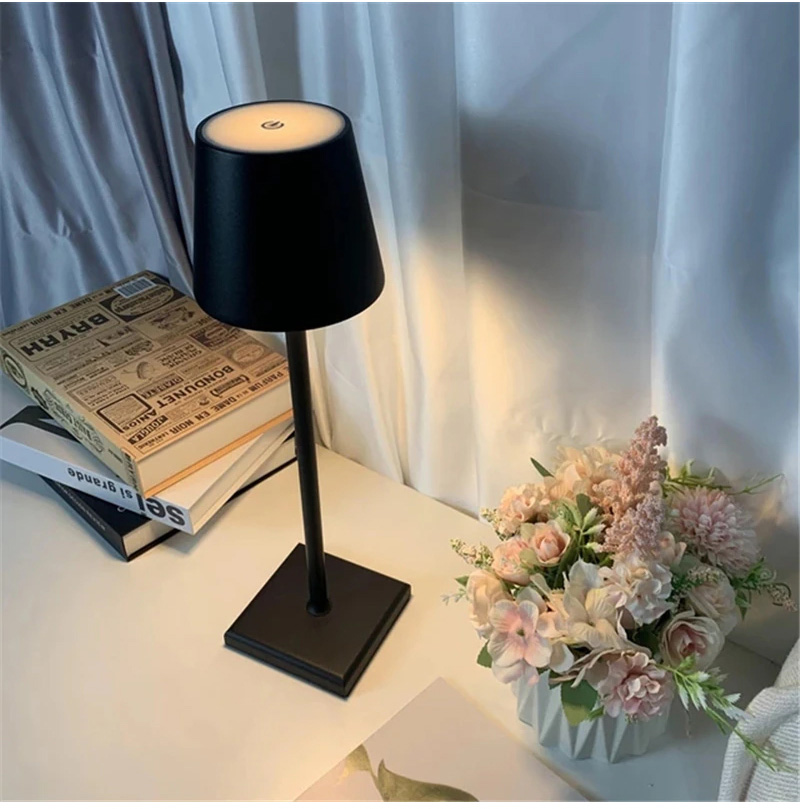 Desk LED Lamp with USB Rechargeable Battery for Portable Lighting