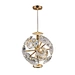hanging crystal led pendant lighting