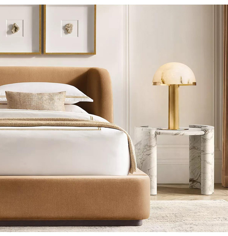 Luxury designer marble lamp with a blend of elegance and creativity