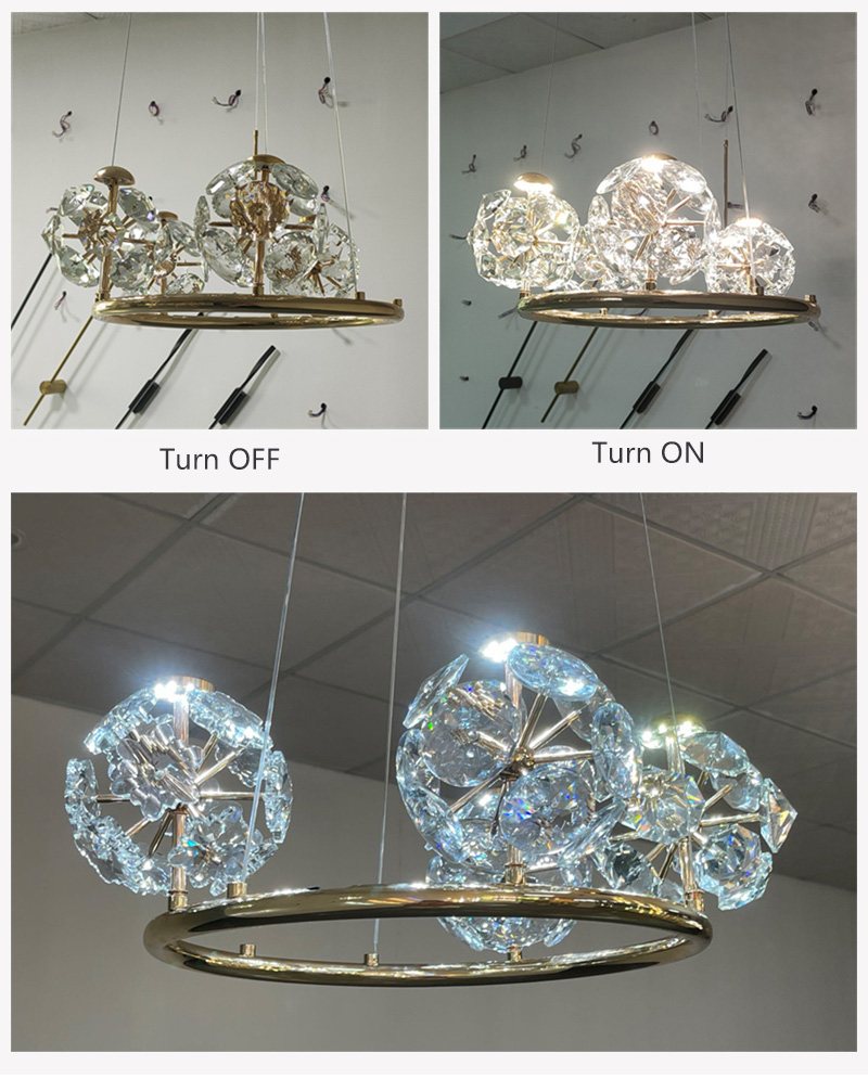 modern petal pendant lights
