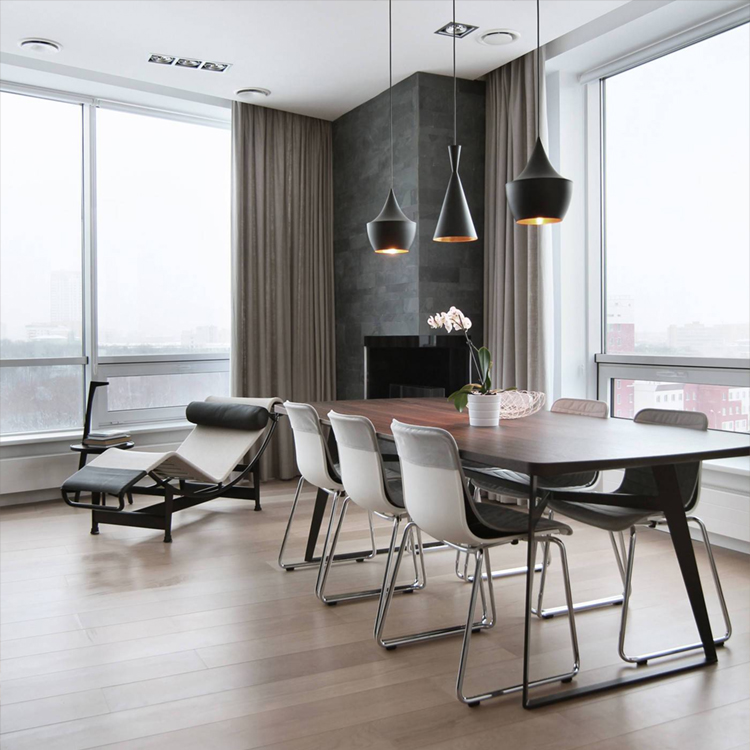 sleek restaurant light pendant