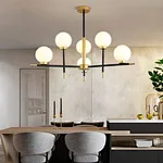 bubble chandelier for a luxurious feel