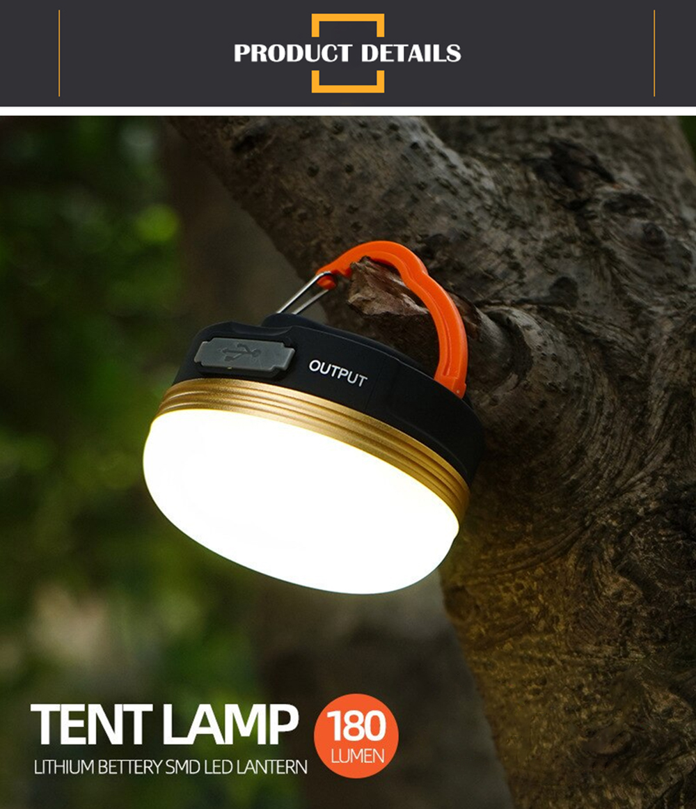waterproof portable camping light for hiking