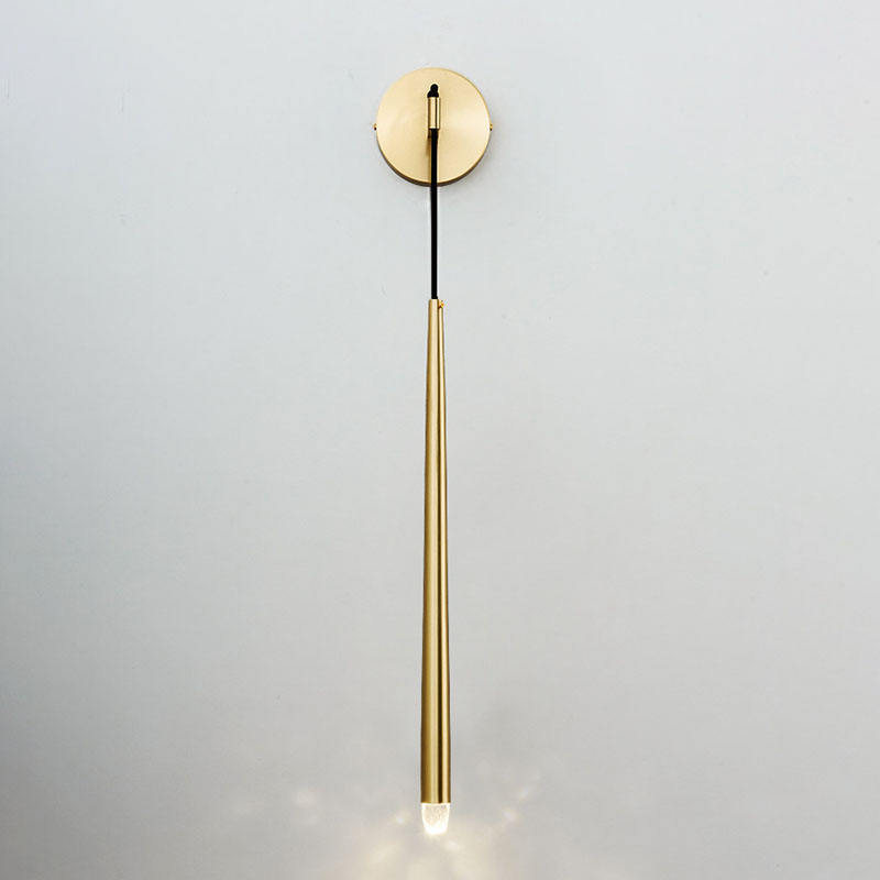 slim wall light for modern decor