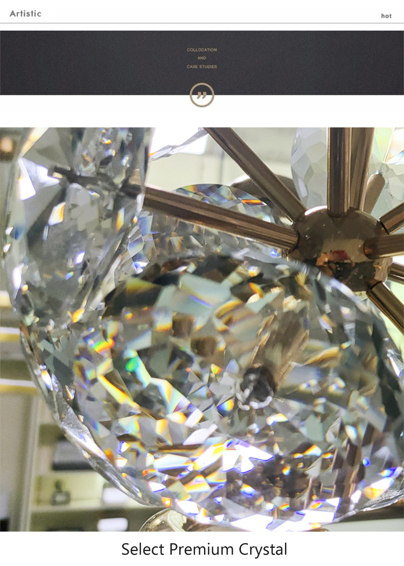 unique crystal pendant lighting