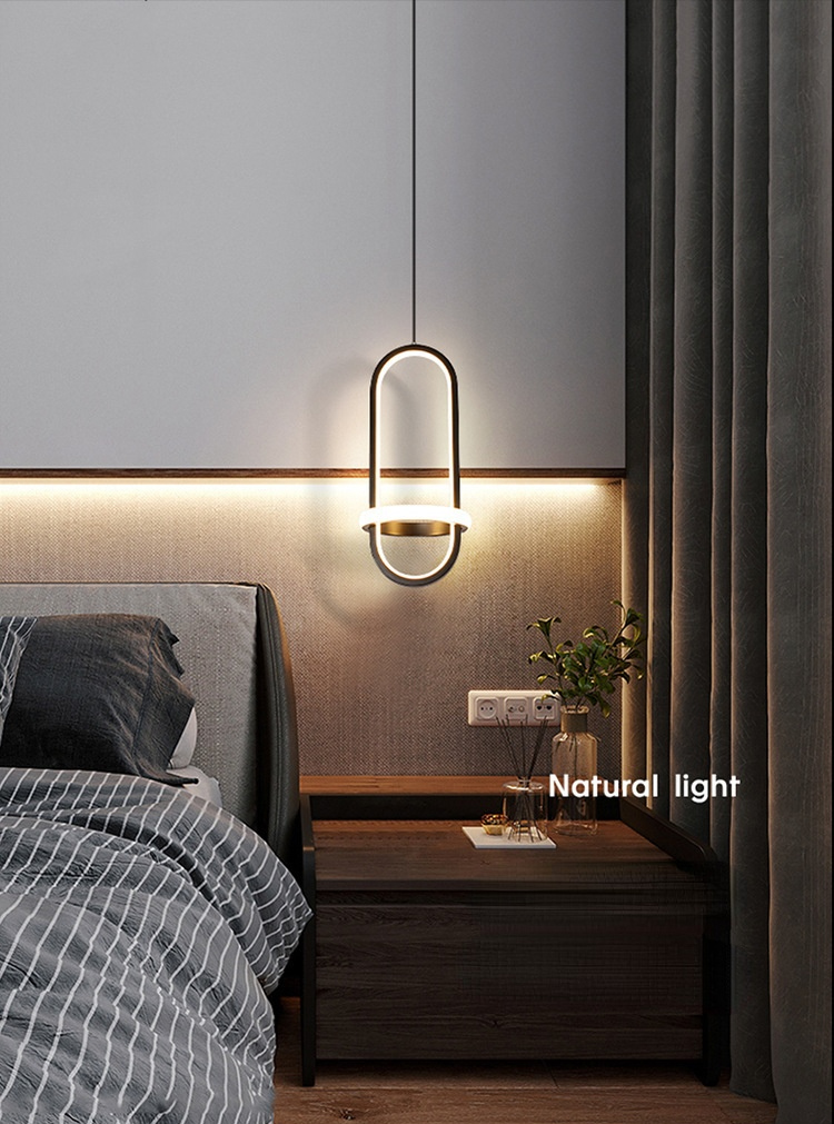 hanging led pendant light for bedroom
