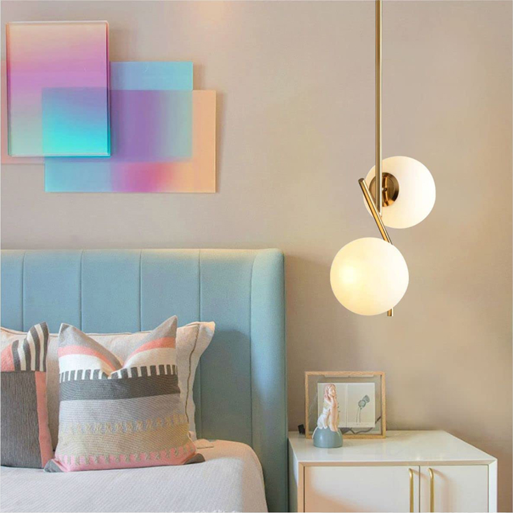 art deco led globe light pendant lighting