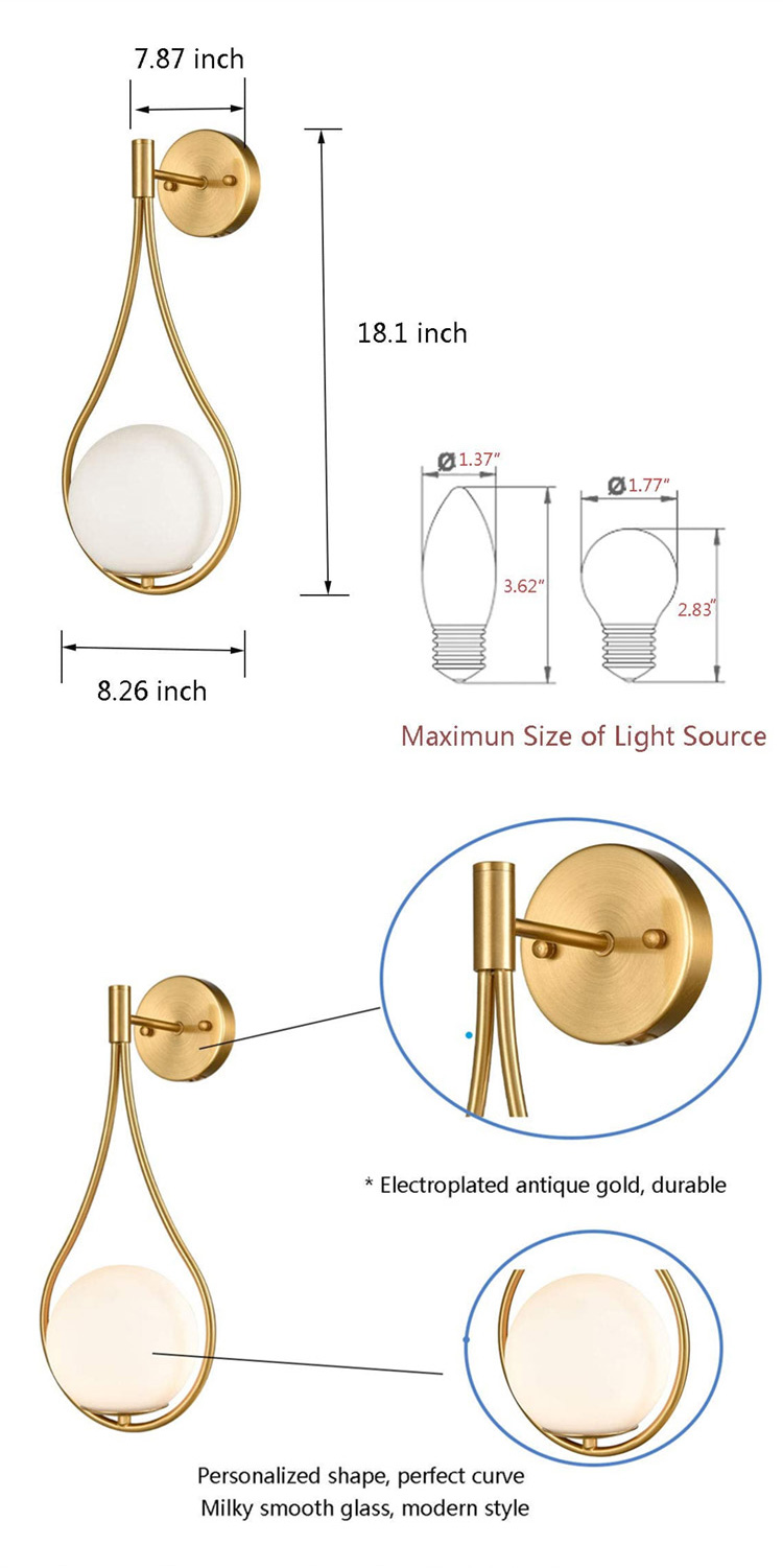 creative led wall lamps