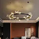 industrial metal cage ring chandelier