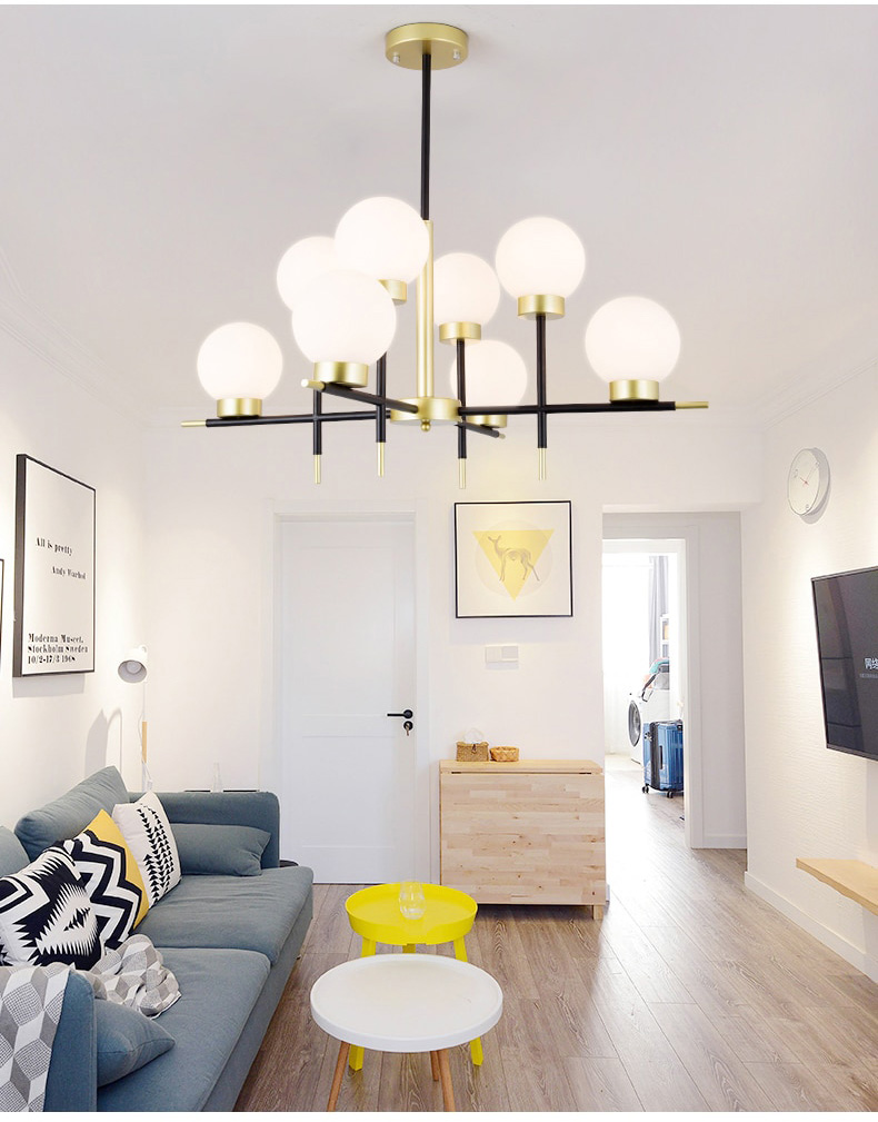 bubble chandelier with led lights
