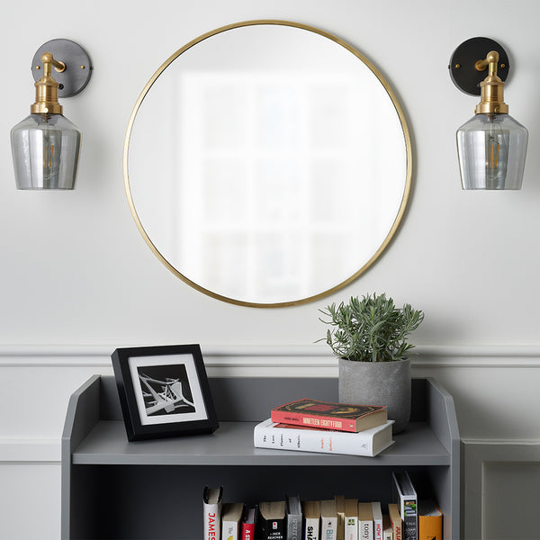 led wall glass light