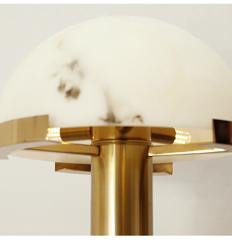Sophisticated marble table lamp for a touch of sophistication