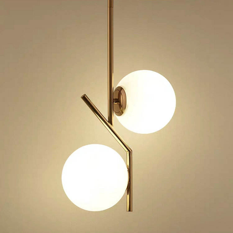 modern globe pendant light fixture