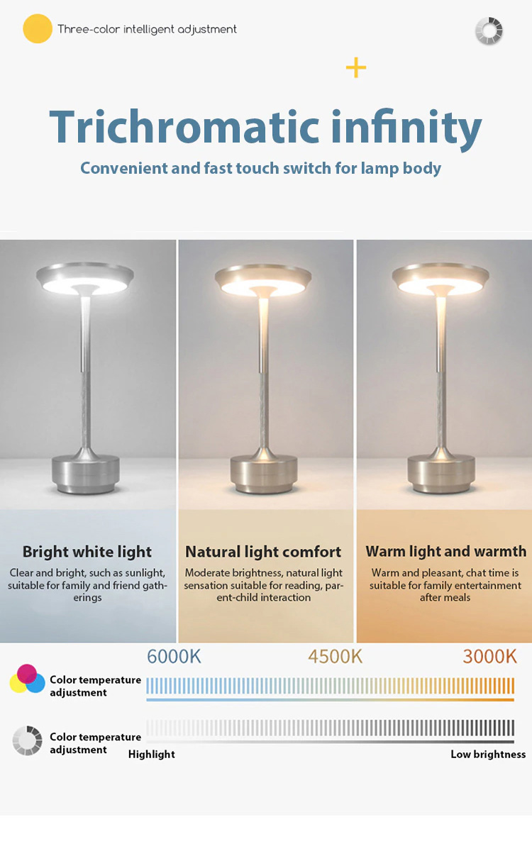 modern wireless table lamp