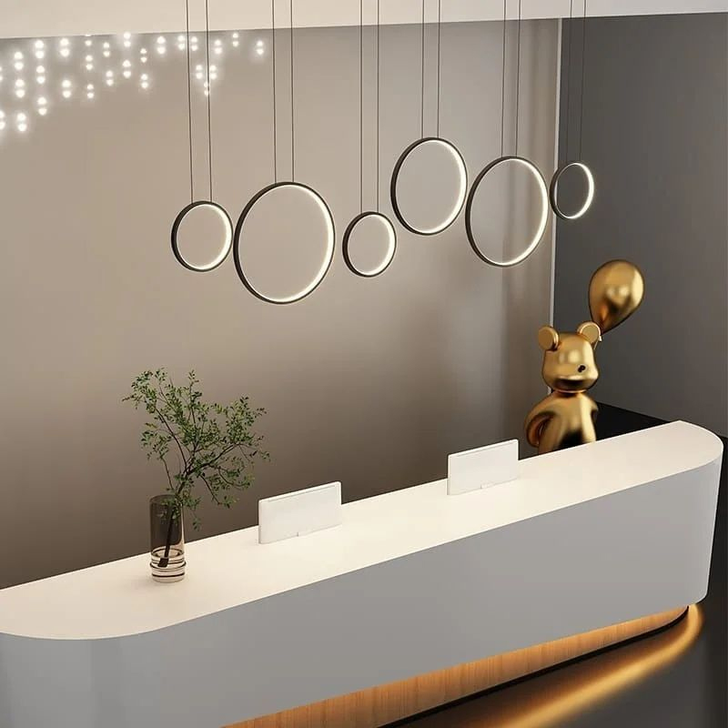led ring pendant light