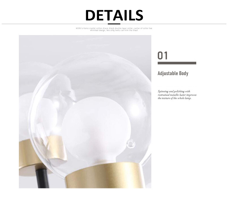 ball pendant light with energy-saving design