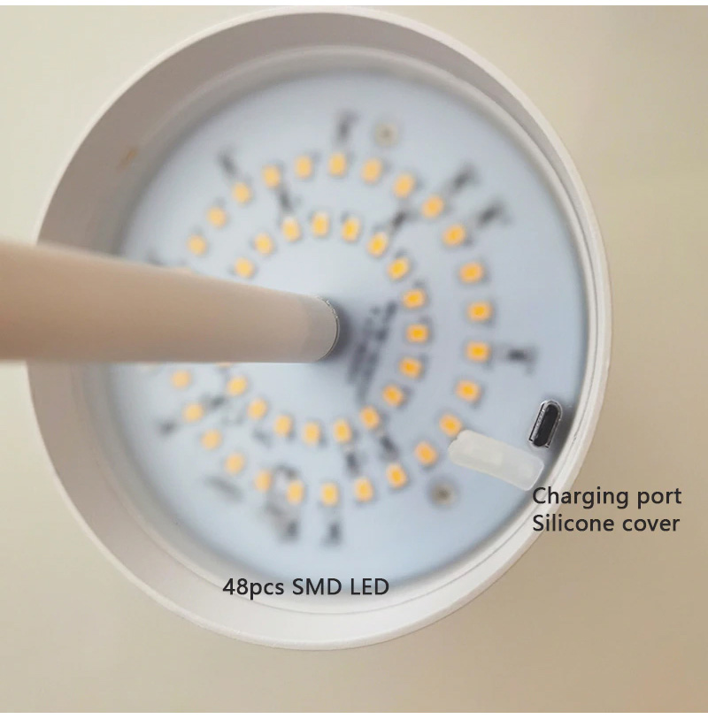 Desk LED Lamp with USB Charging Port for Easy Power Access
