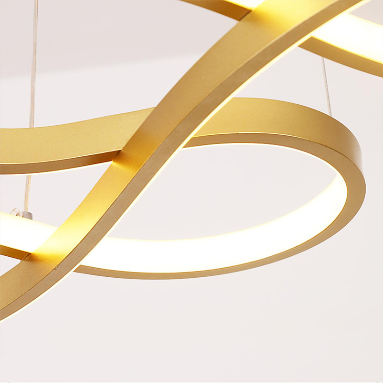 led chandelier with adjustable height