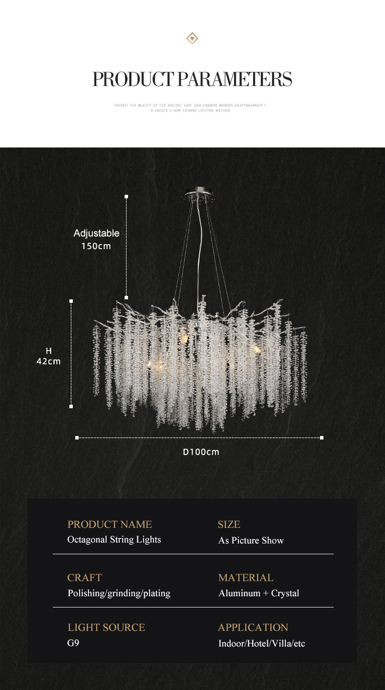 modern crystal chandelier unusual shapes