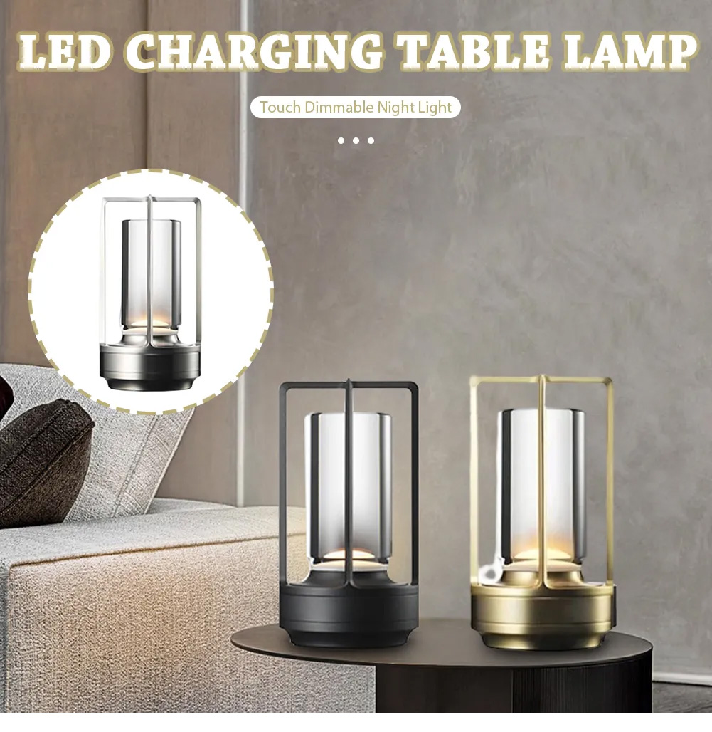 Contemporary Nordic metal lantern lamp with a warm and inviting glow