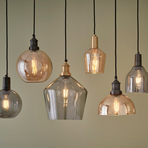 glass pendant light