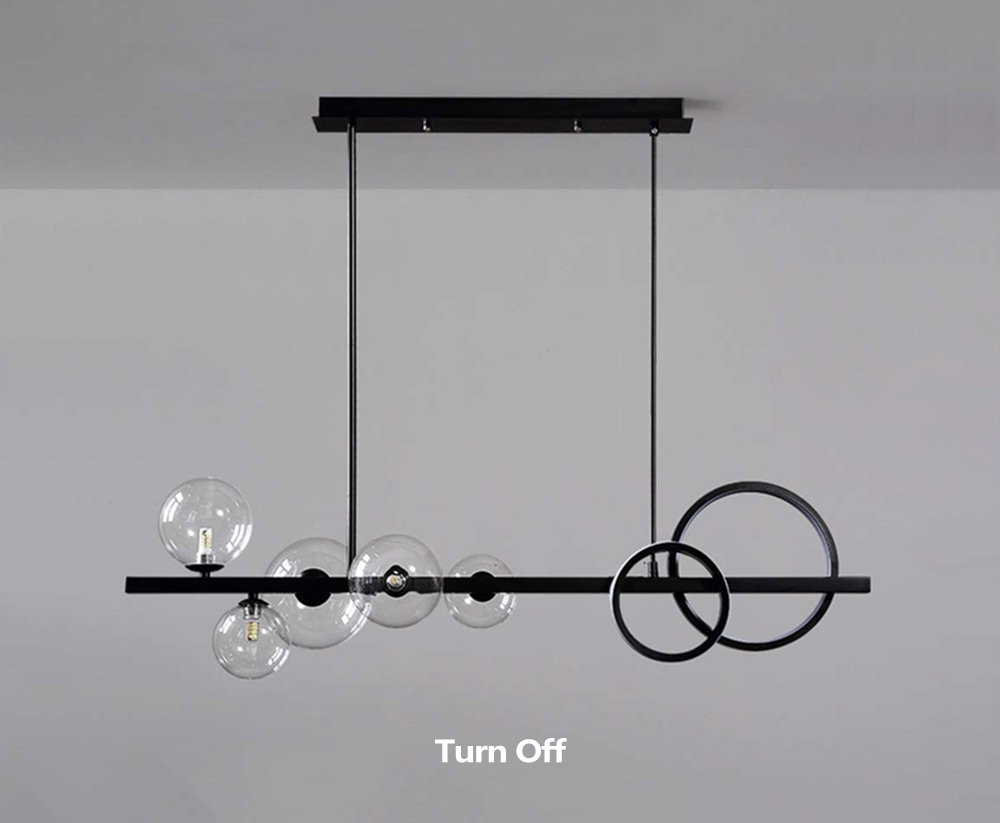 sculptural black design pendant lighting
