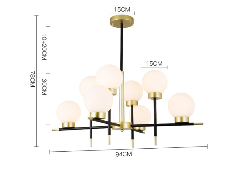 ball pendant light with dimmable feature