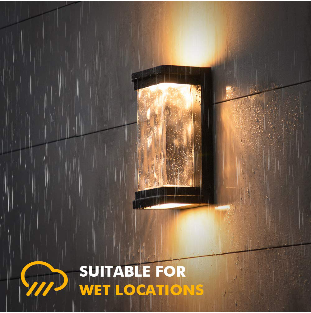 waterproof modern outdoor wall lights
