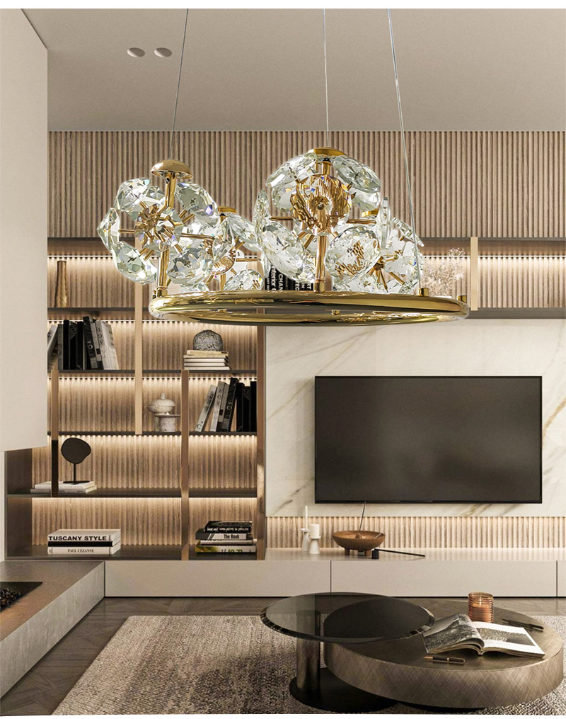 modern led petal pendant lights
