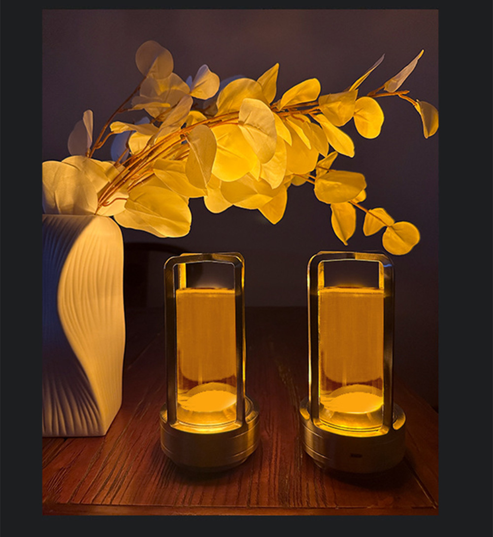 Stylish and functional metal table lamp for ambient lighting