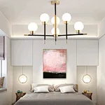 ball pendant light with a contemporary look