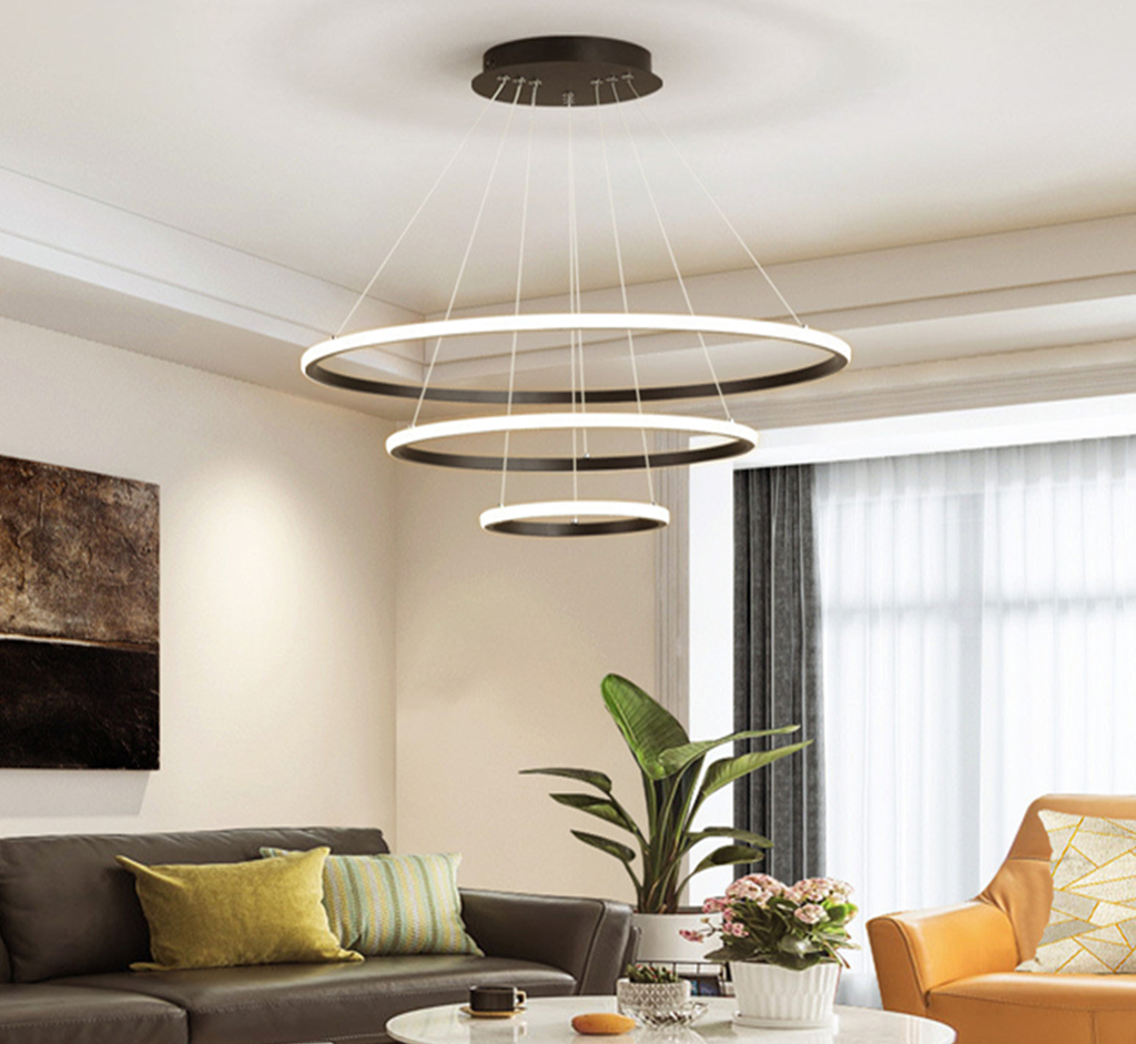 3 ring pendant lighting