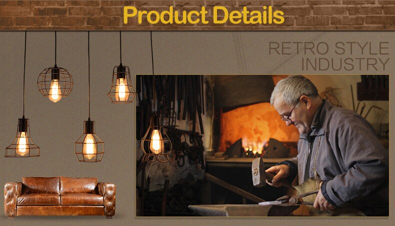 vintage industrial pendant light