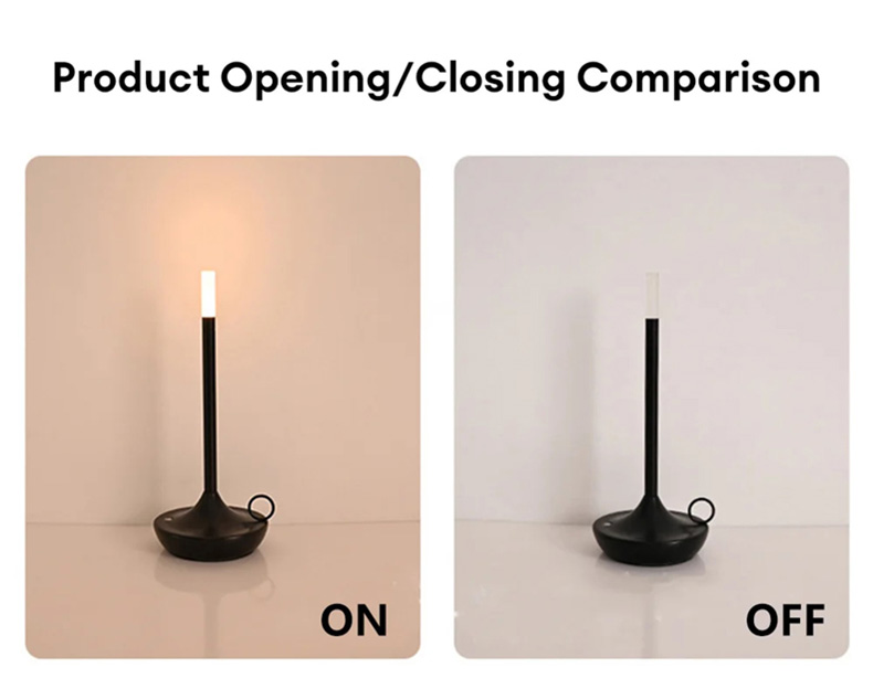 Candle design lamp for elegant and sophisticated interiors