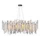 golden crystal chandelier modern style