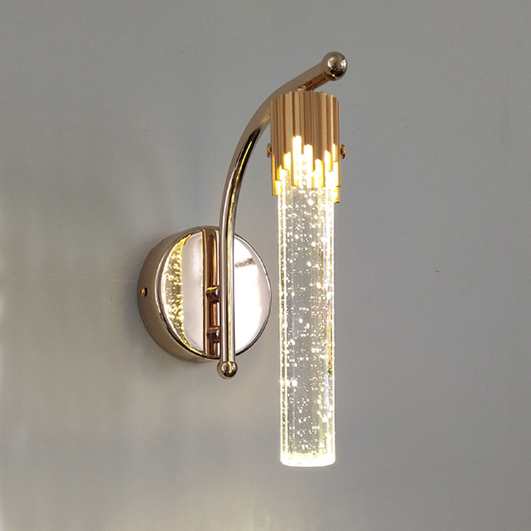 bedroom crystal wall lamp led light