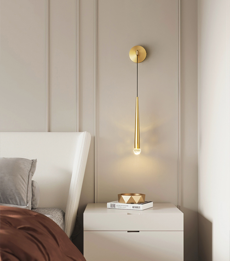 slim wall light for workspace lighting
