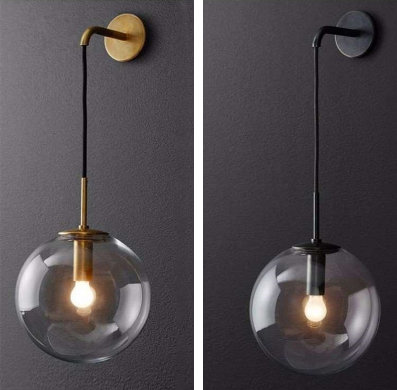 industrial style wall lamps