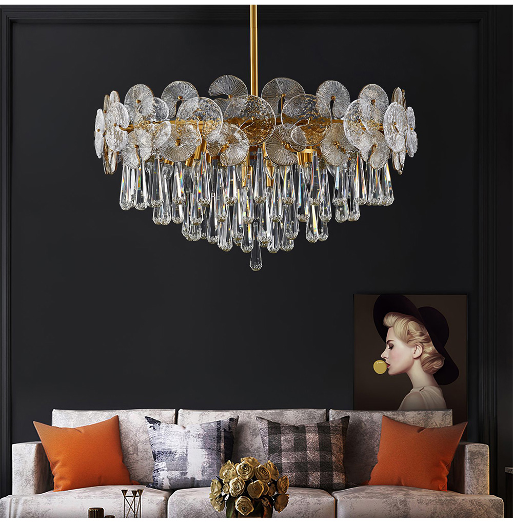 antique design lighting teardrop chandelier