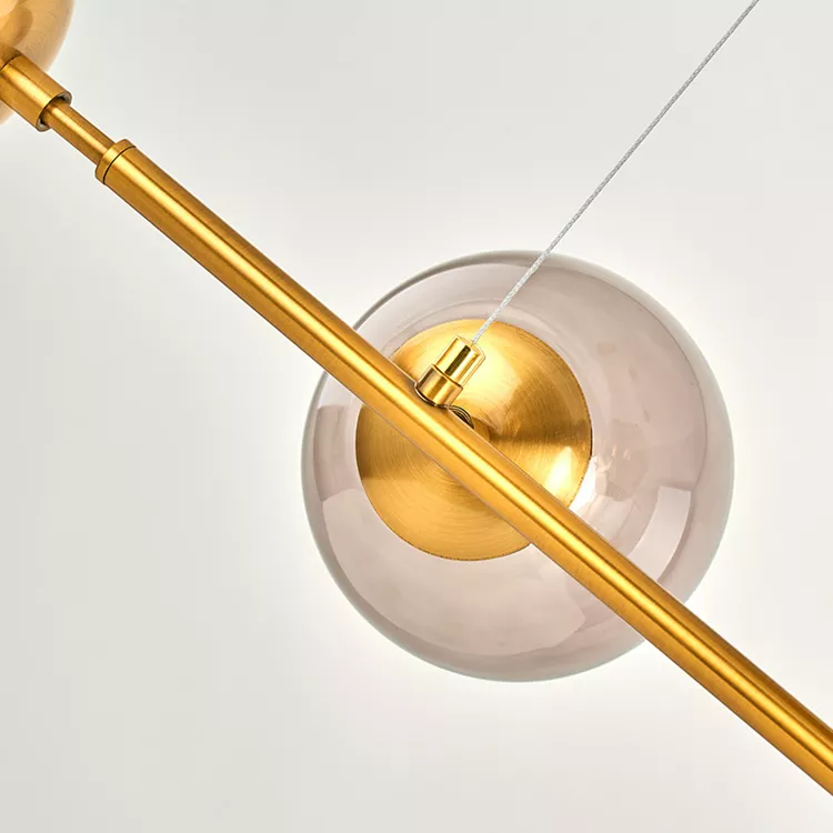 glass ball pendant light details