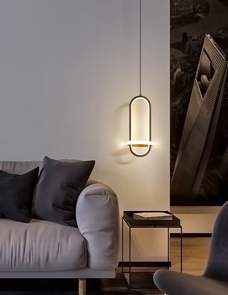 led pendant light with adjustable hanging length