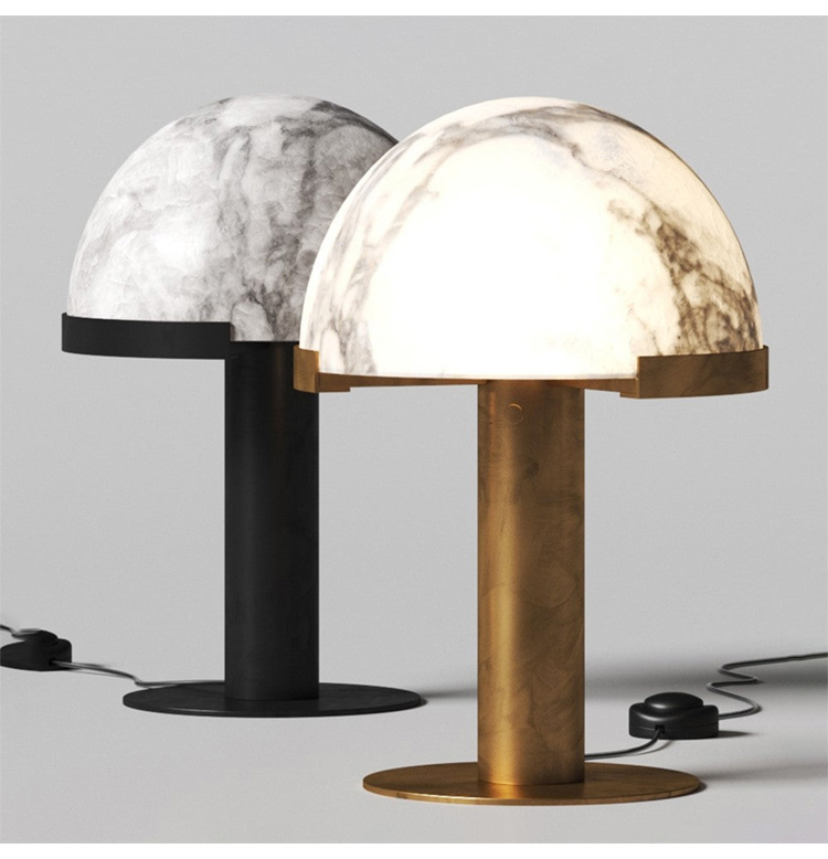 Artful and unique designer marble lamp for a distinctive look