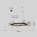 dome shaped ring chandelier